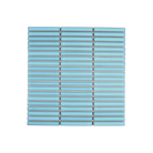Fuji Crystal Glazed Mosaic Tile 12.8x95mm Sky Blue - Tilewave | Tile Supplier Sydney