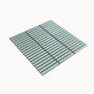 Fuji Crystal Glazed Mosaic Tile 12.8x95mm Sage Green - Tilewave | Tile Supplier Sydney