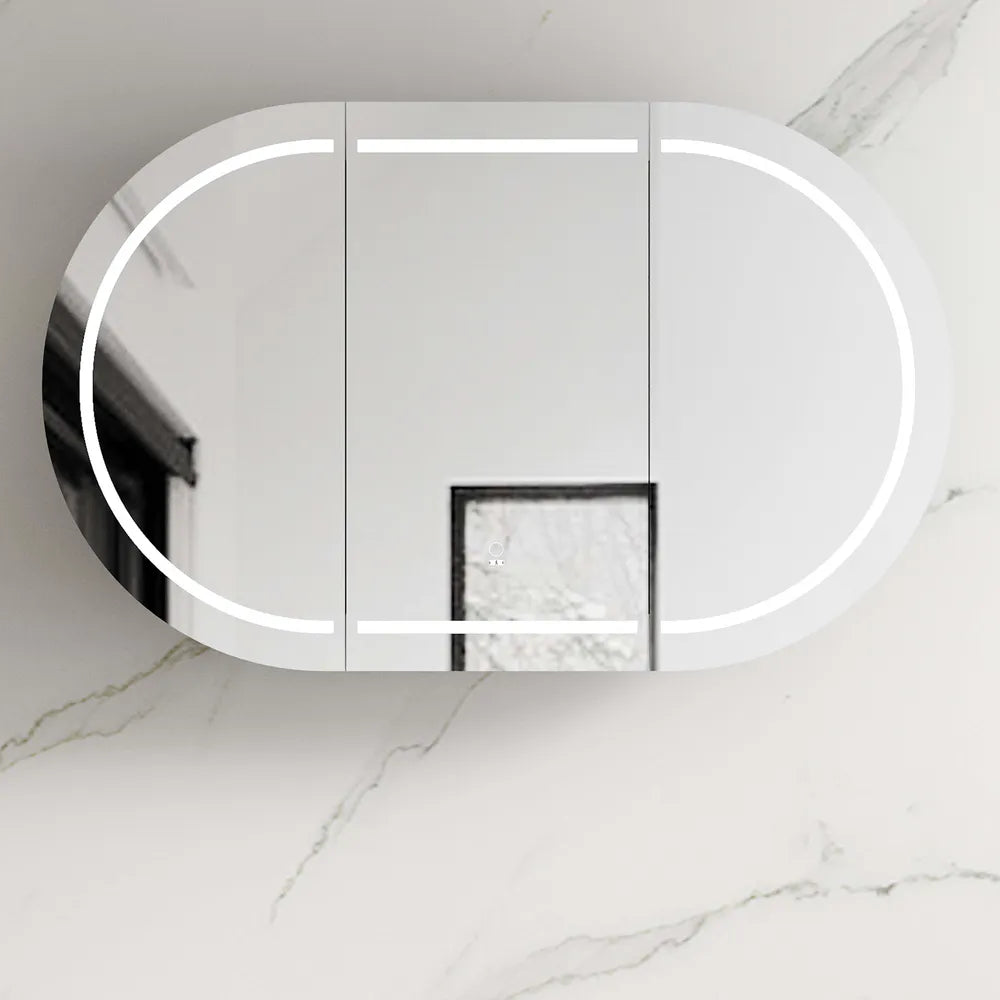 Bondi LED Shaving Cabinet | White 1200x750mm - Otti | Tile Supplier Sydney