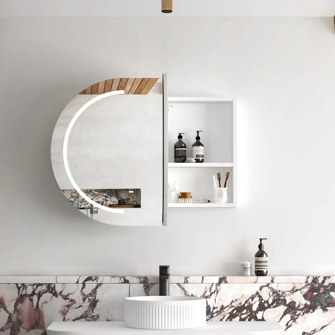 Bondi LED Shaving Cabinet | White - Otti | Tile Supplier Sydney