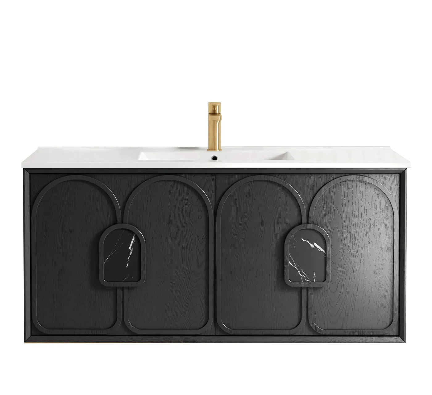 Laguna American Black Oak Ceramic Top Single Basin Vanity 1200mm - Otti | Tile Supplier Sydney