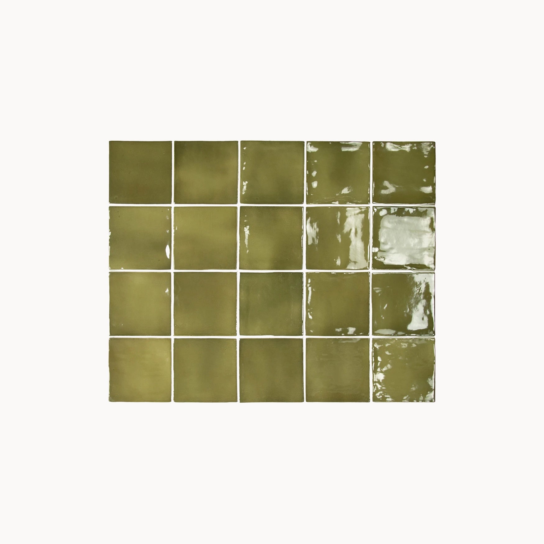 Manacor Basil Green Square Tile - Tilewave | Tile Supplier Sydney