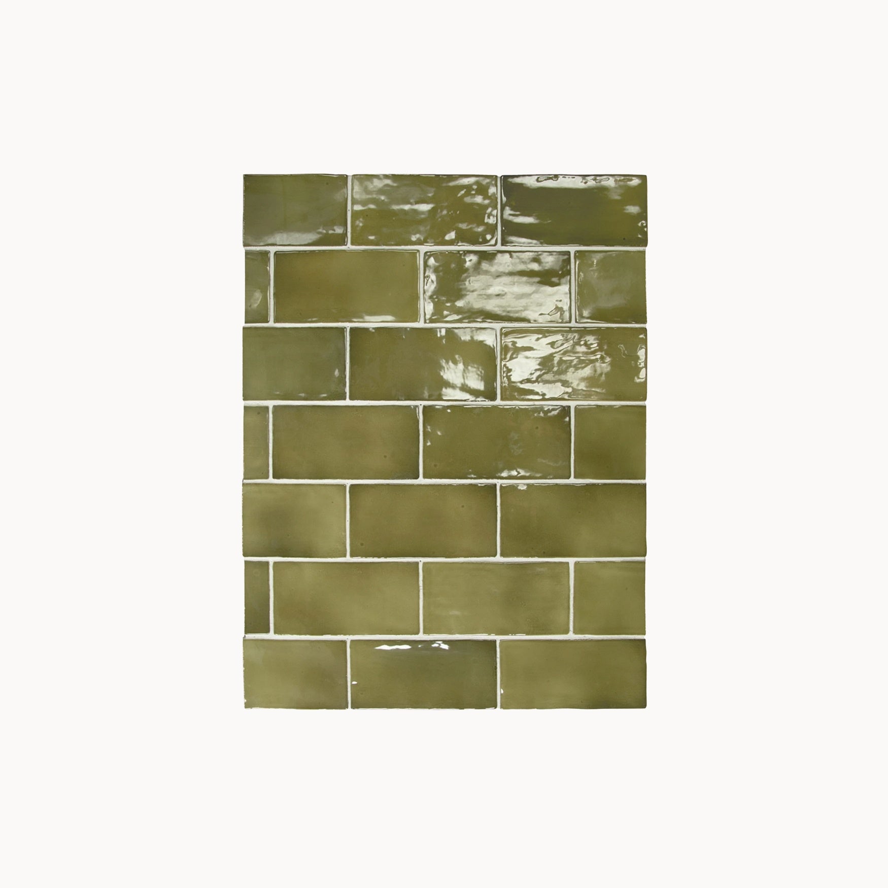 Manacor Basil Green Gloss Subway Tile - Tilewave | Tile Supplier Sydney