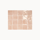 Manacor Blush Pink Gloss Square Tile - Tilewave | Tile Supplier Sydney