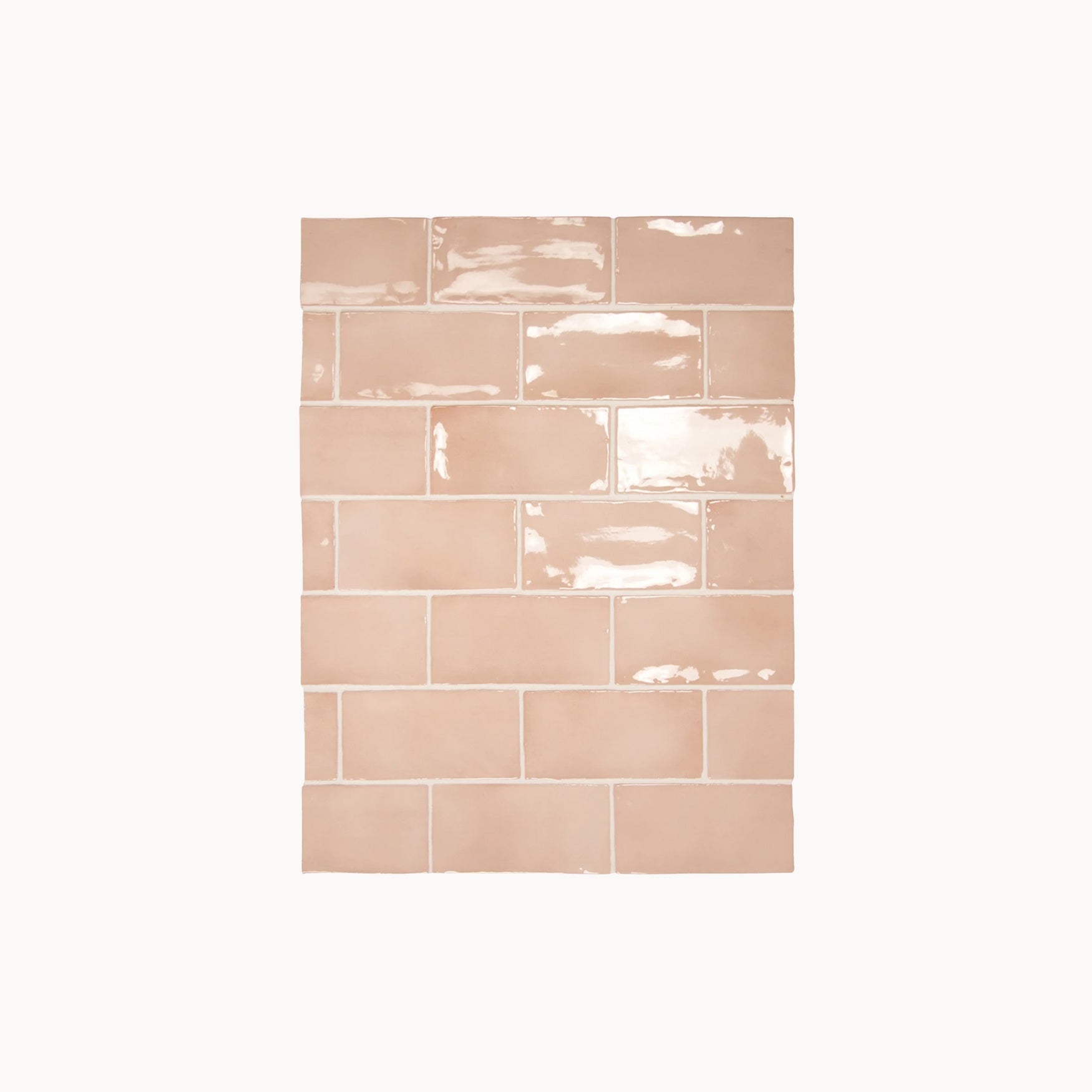 Manacor Blush Pink Gloss Subway Tile - Tilewave | Tile Supplier Sydney