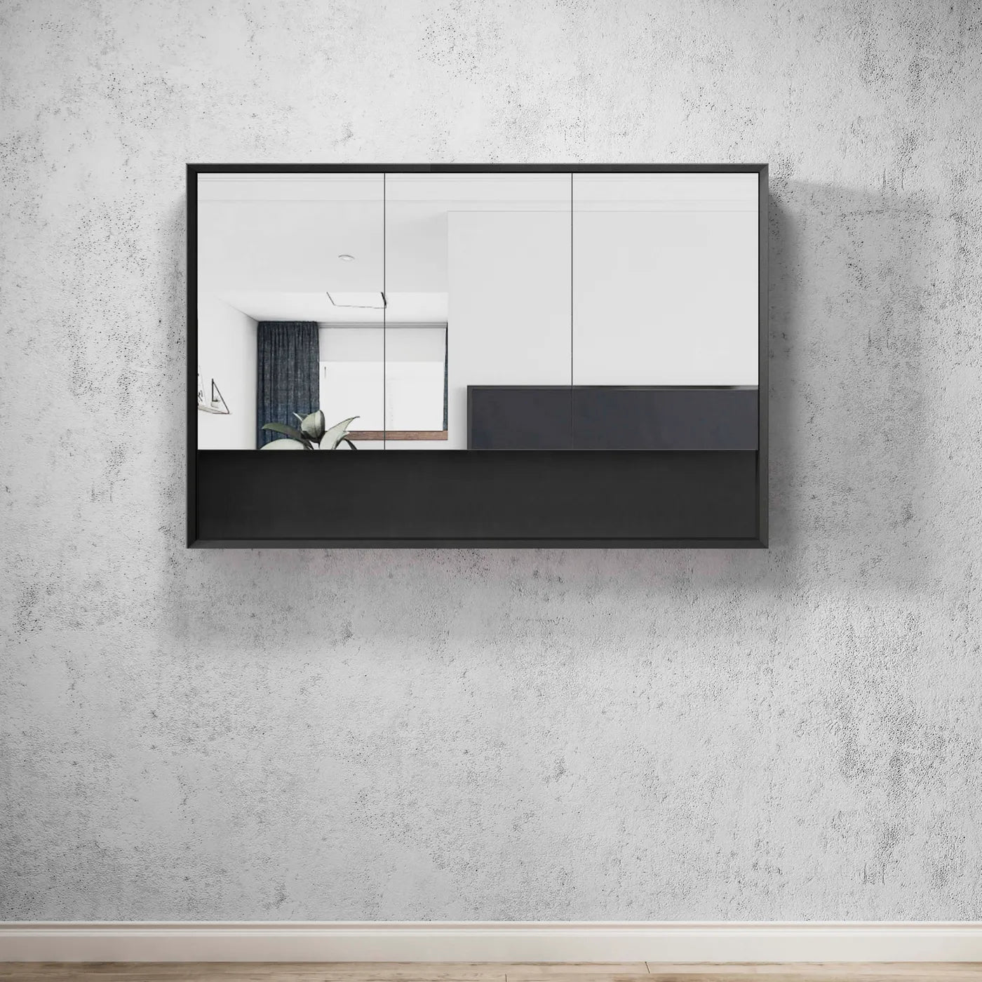 Marlo Shaving Cabinet | Matte Black 1200mm - Otti | Tile Supplier Sydney