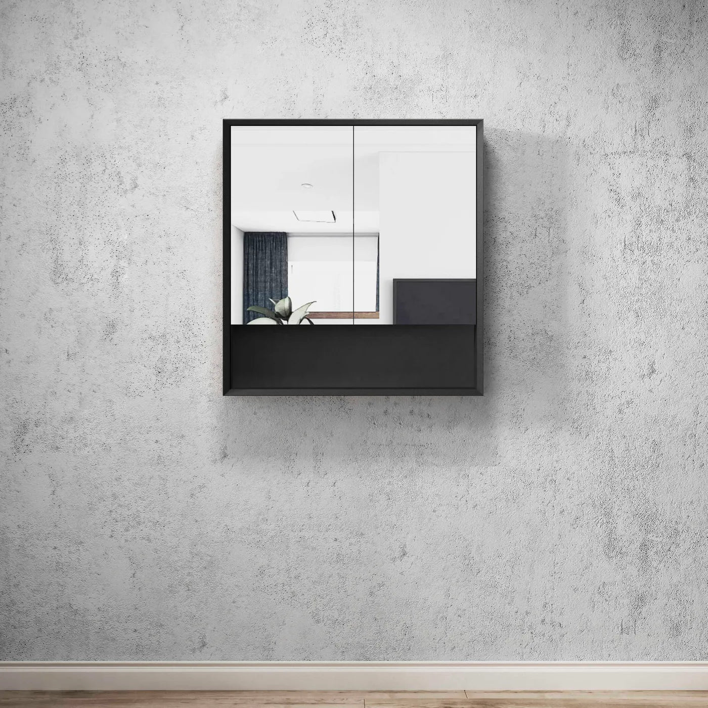 Marlo Shaving Cabinet | Matte Black 750mm - Otti | Tile Supplier Sydney