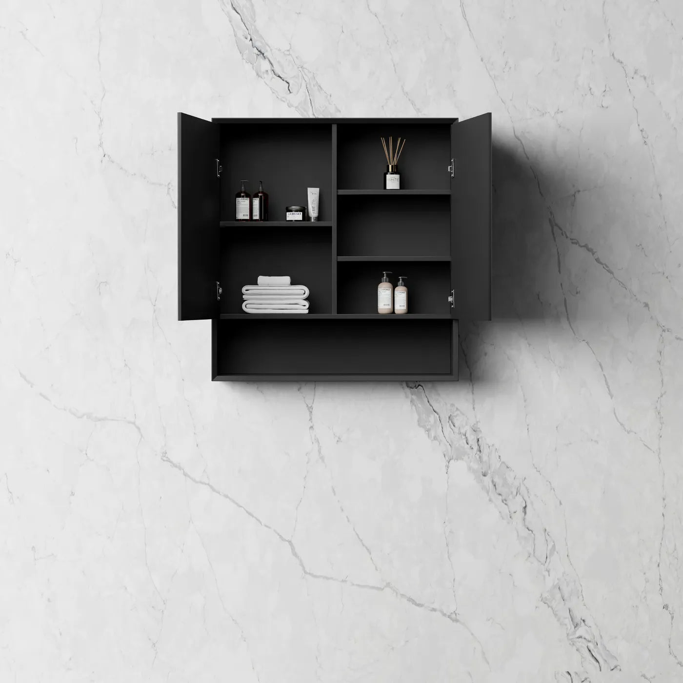 Marlo Shaving Cabinet | Matte Black - Otti | Tile Supplier Sydney