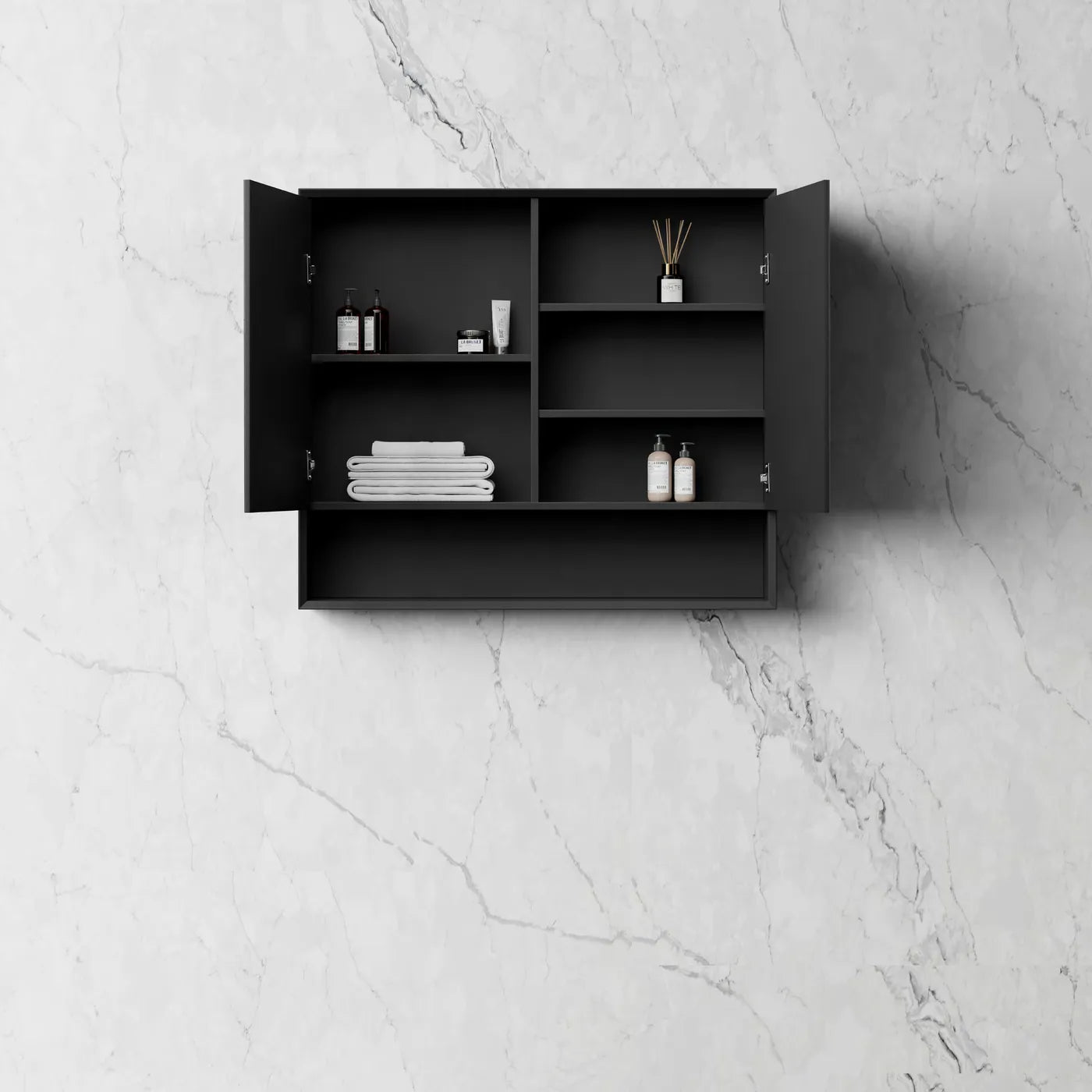 Marlo Shaving Cabinet | Matte Black - Otti | Tile Supplier Sydney