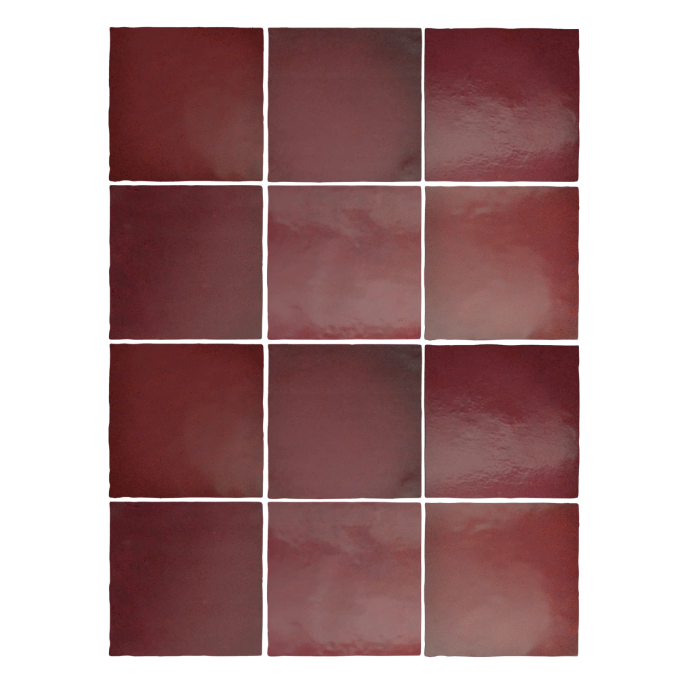 Magma Burgundy Matt Square Tile - Tilewave | Tile Supplier Sydney