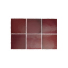 Magma Burgundy Matt Square Tile - Tilewave | Tile Supplier Sydney
