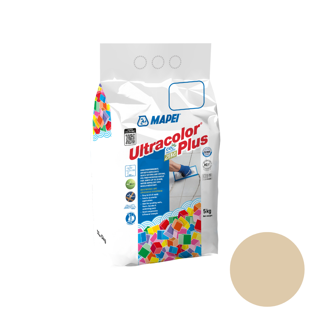 Mapei Grout Ultra Color Plus Alu 5kg | Almond (138) – Tilewave