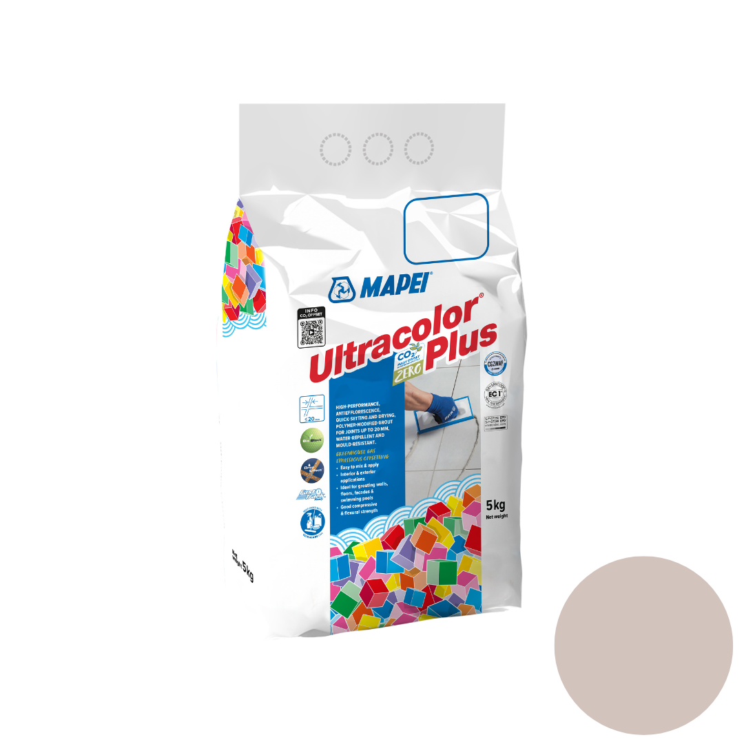 Mapei Grout Ultra Color Plus Alu 5kg | Ancient White (123) - Mapei | Tile Supplier Sydney
