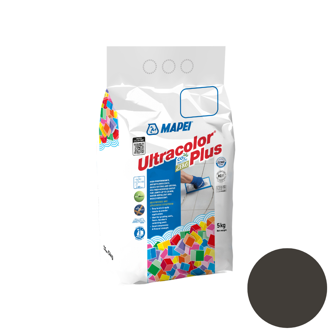 Mapei Grout Ultra Color Plus Alu 5kg | Black (120) - Mapei | Tile Supplier Sydney