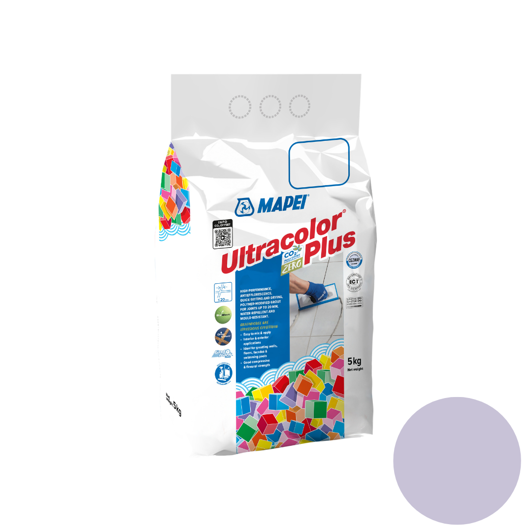 Mapei Grout Ultra Color Plus Alu 5kg | Light Lilac (163) - Mapei | Tile Supplier Sydney