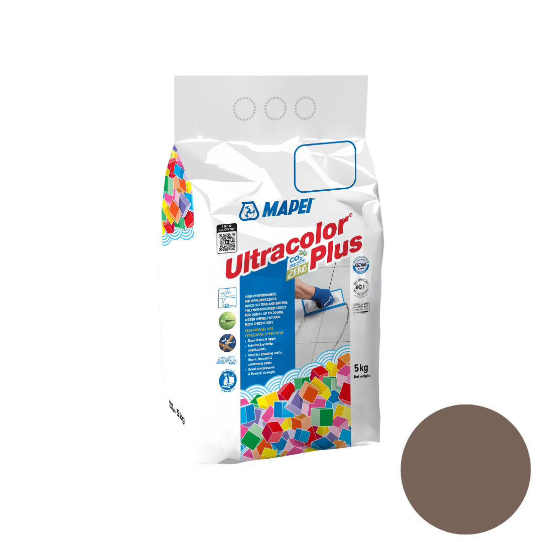 Mapei Grout Ultra Color Plus Alu 5kg | Mud (136) - Mapei | Tile Supplier Sydney