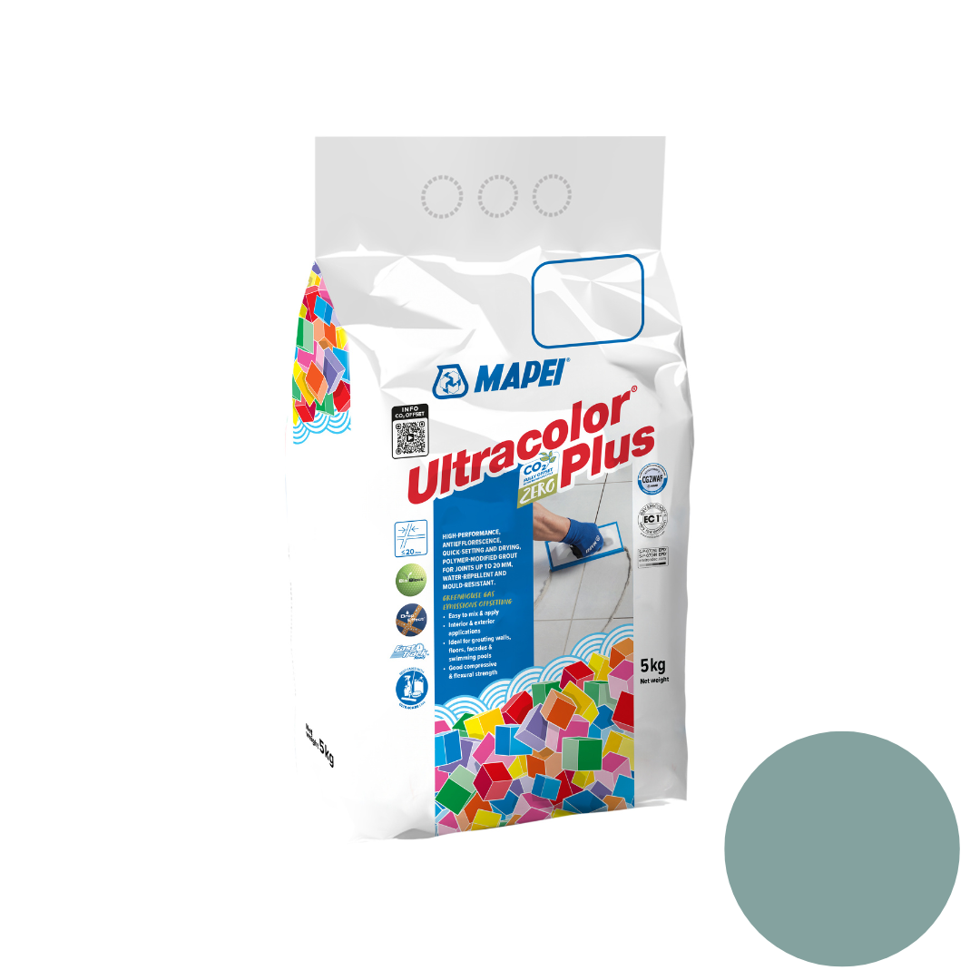 Mapei Grout Ultra Color Plus Alu 5kg | Sage (177) - Mapei | Tile Supplier Sydney
