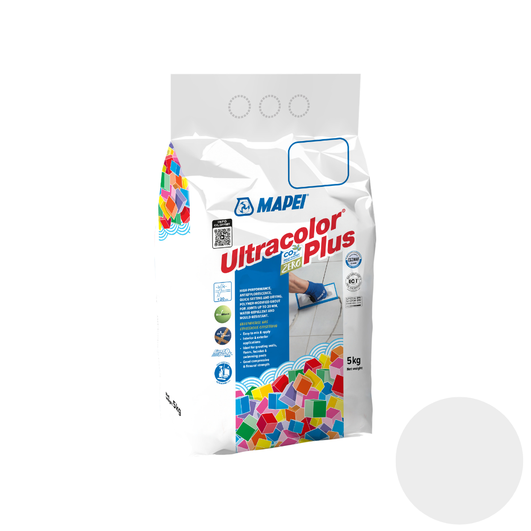 Mapei Grout Ultra Color Plus Alu 5kg | Silver Grey (111) - Mapei | Tile Supplier Sydney