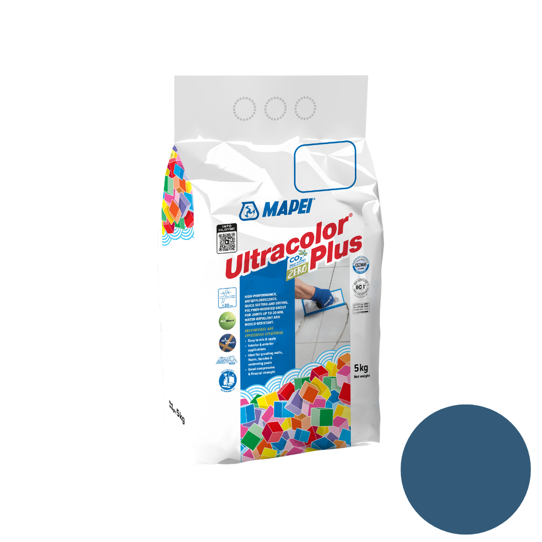 Mapei Grout Ultra Color Plus Alu 5kg | Steel Blue (169) - Mapei | Tile Supplier Sydney