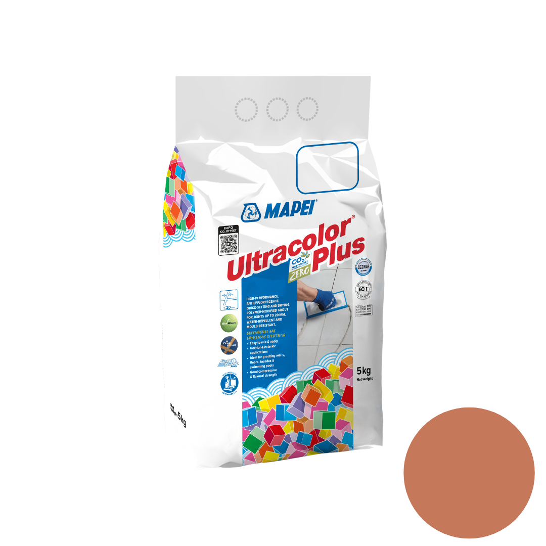 Mapei Grout Ultra Color Plus Alu 5kg | Terra di Siena (145) - Mapei | Tile Supplier Sydney