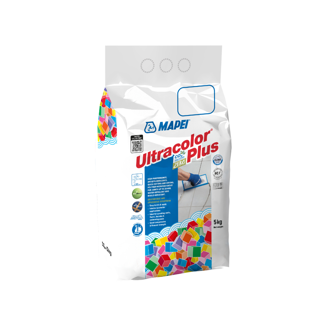 Mapei Grout Ultra Color Plus Alu 5kg | White (100) - Mapei | Tile Supplier Sydney