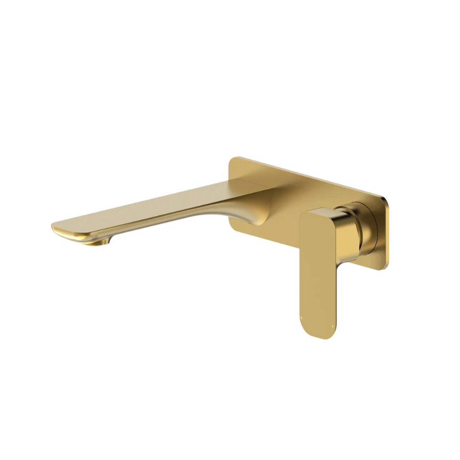 Oskar Wall Basin Mixer Brushed Gold - Otti | Tile Supplier Sydney