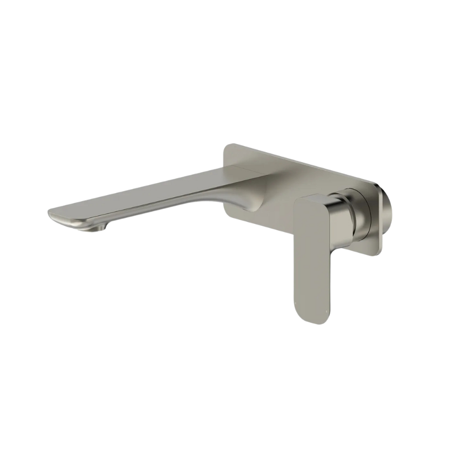 Oskar Wall Basin Mixer Brushed Nickle - Otti | Tile Supplier Sydney