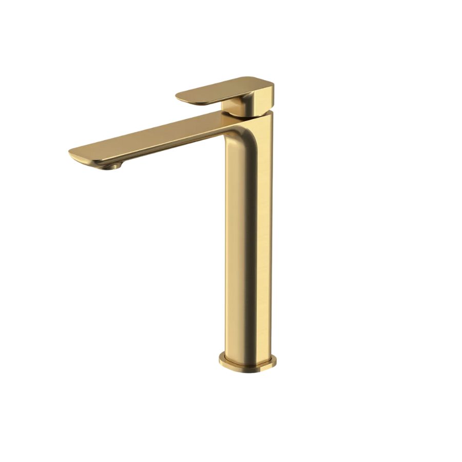 Oskar Tall Basin Mixer Brushed Gold - Otti | Tile Supplier Sydney