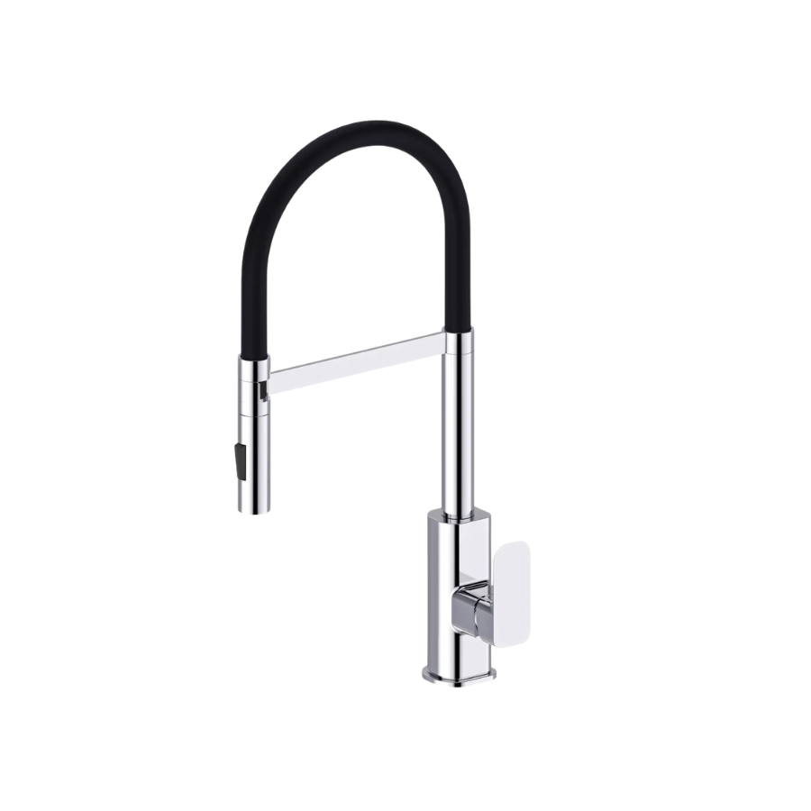 Oskar Pull Out Kitchen Mixer Chrome - Otti | Tile Supplier Sydney