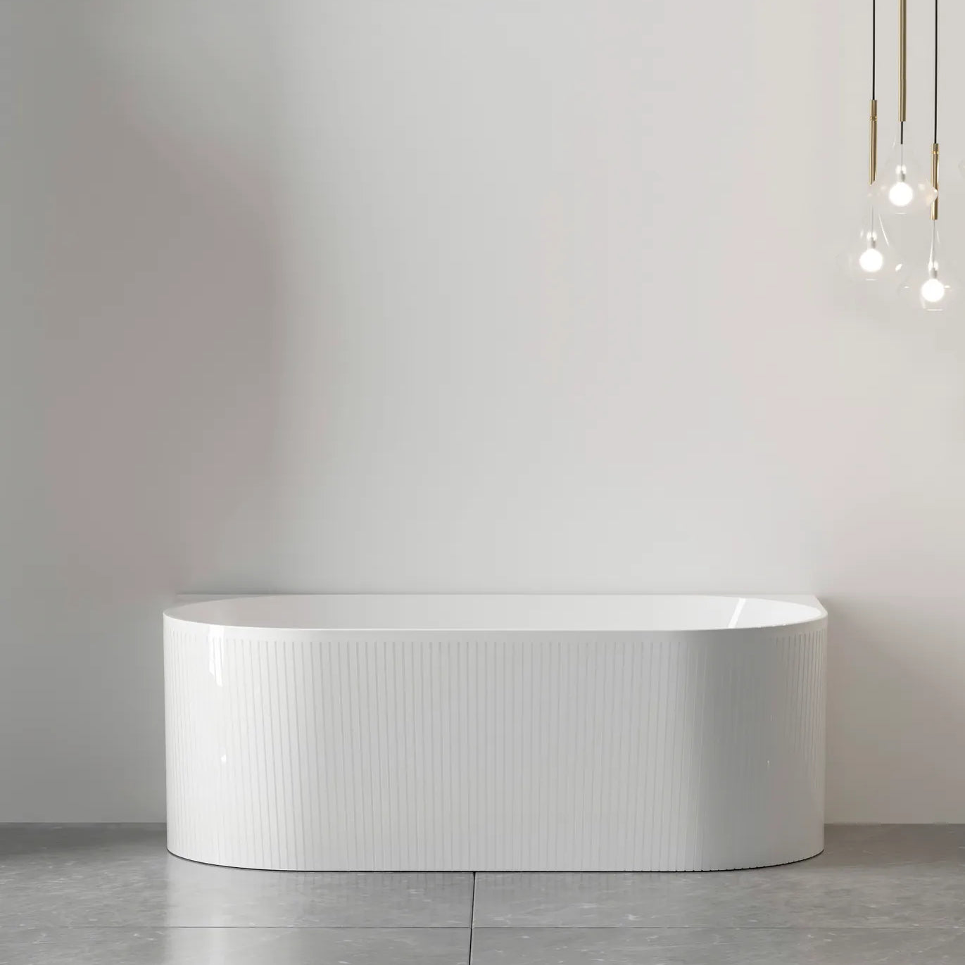 Noosa BTW Multifit Bath - 1700mm Gloss White - Otti | Tile Supplier Sydney