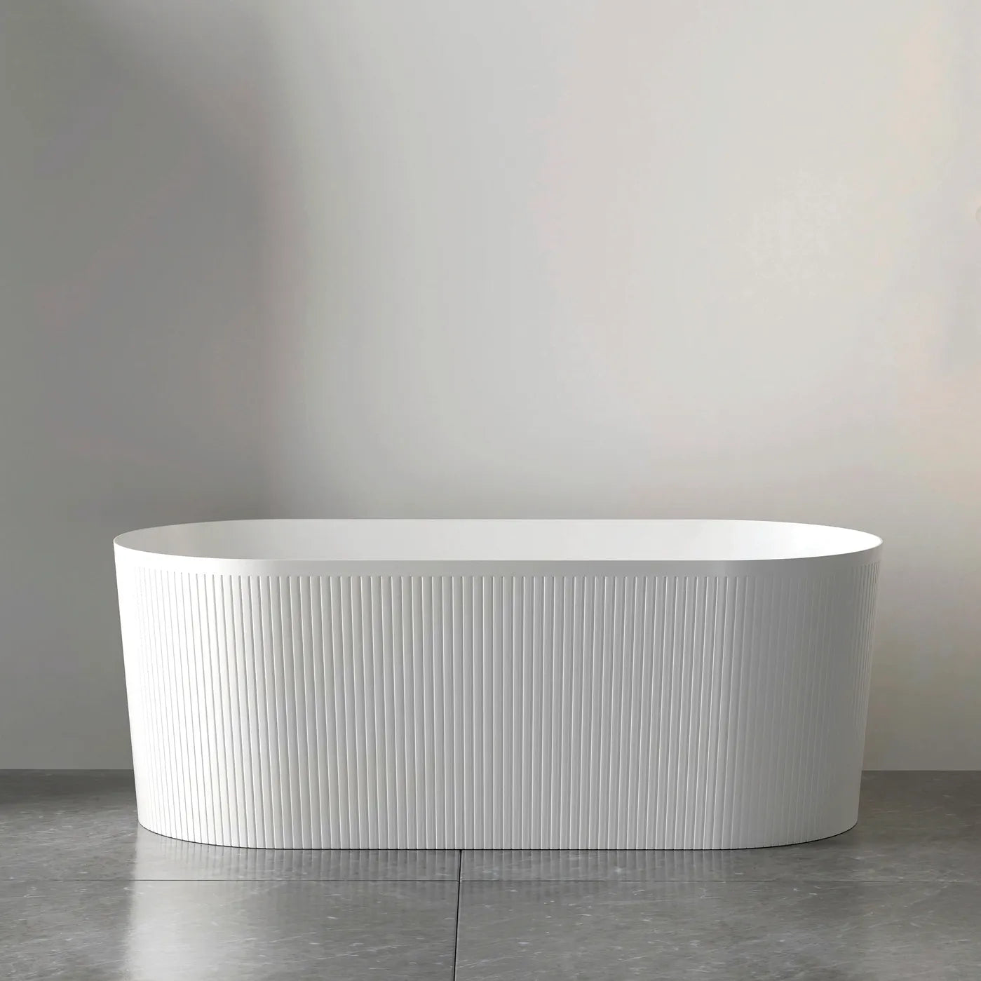 Noosa Freestanding Bath - 1500mm Gloss White - Otti | Tile Supplier Sydney