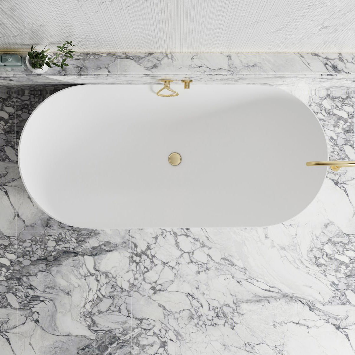 Noosa Freestanding Bath - 1500mm Matte White - Otti | Tile Supplier Sydney