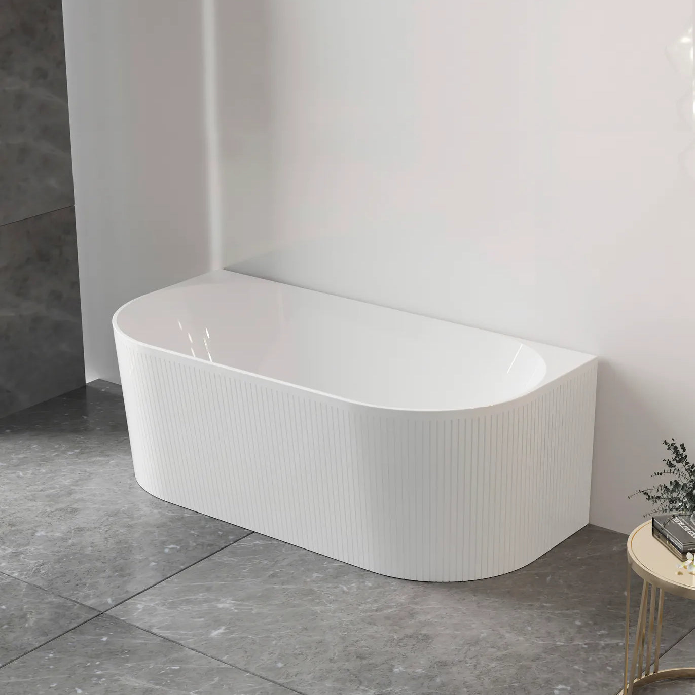 Noosa BTW Multifit Bath - 1700mm Matte White - Otti | Tile Supplier Sydney
