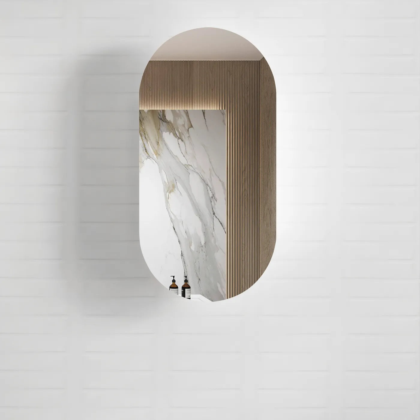 Noosa Shaving Cabinet | Natural Oak - Otti | Tile Supplier Sydney
