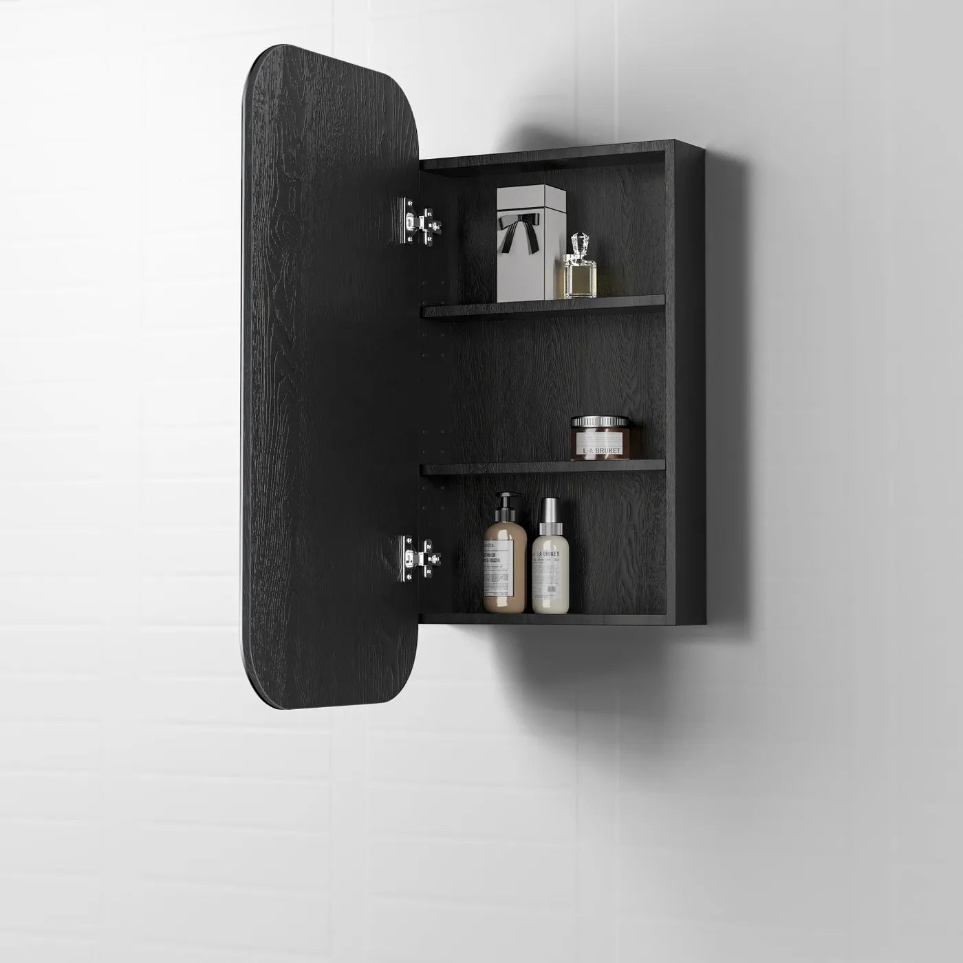 Newport Shaving Cabinet | Black Oak - Otti | Tile Supplier Sydney