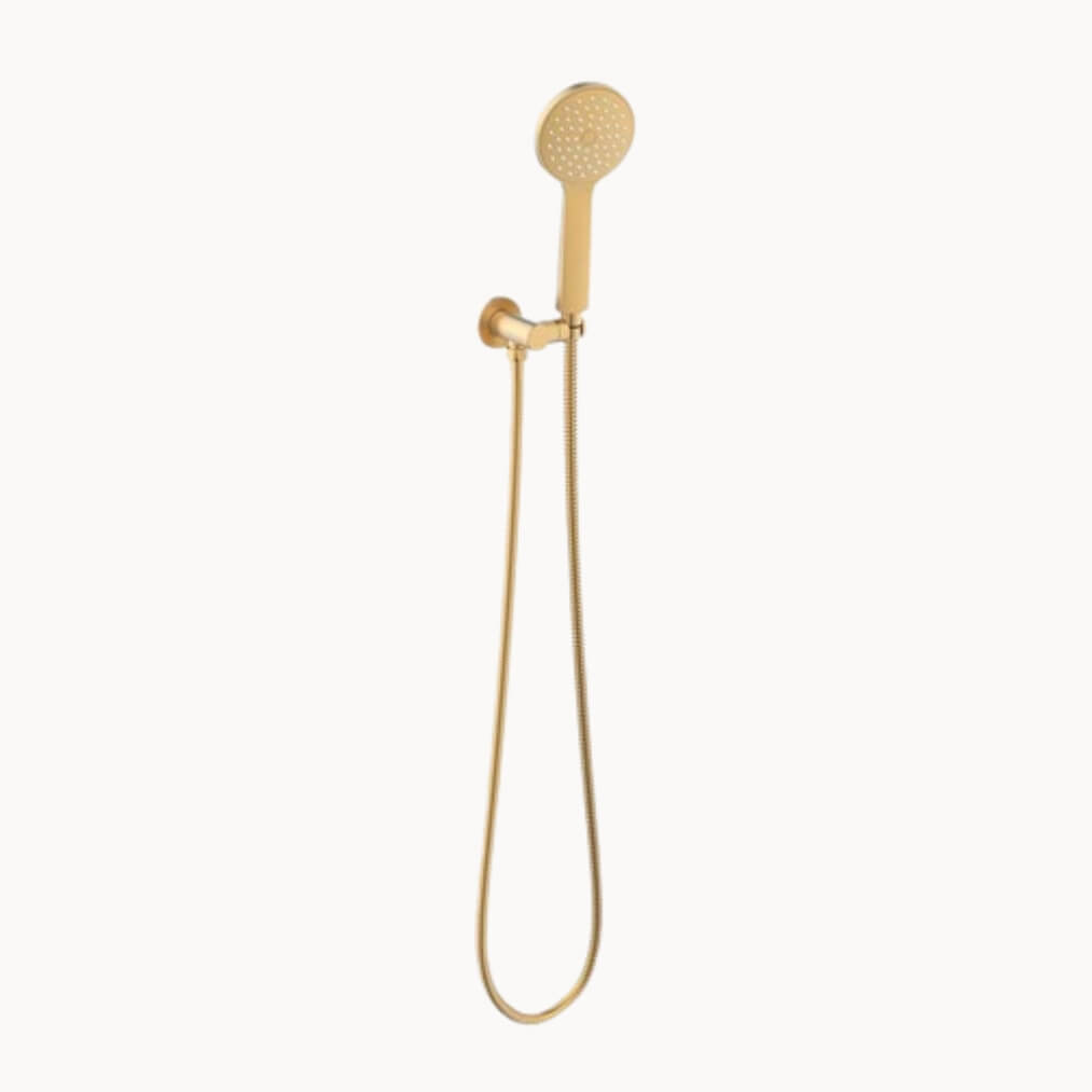 Soul Classic Hand Shower On Hook Brushed Brass - ADP | Tile Supplier Sydney