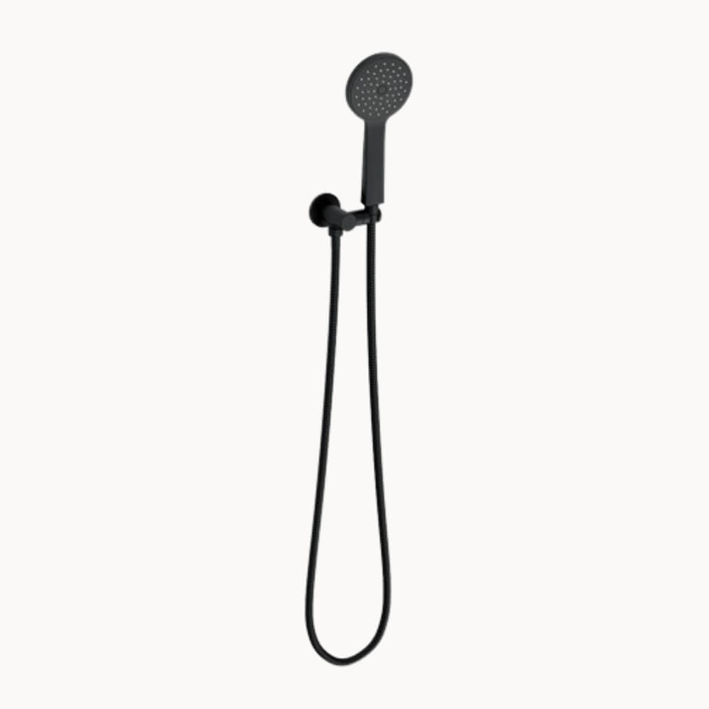 Soul Classic Hand Shower On Hook Matte Black - ADP | Tile Supplier Sydney