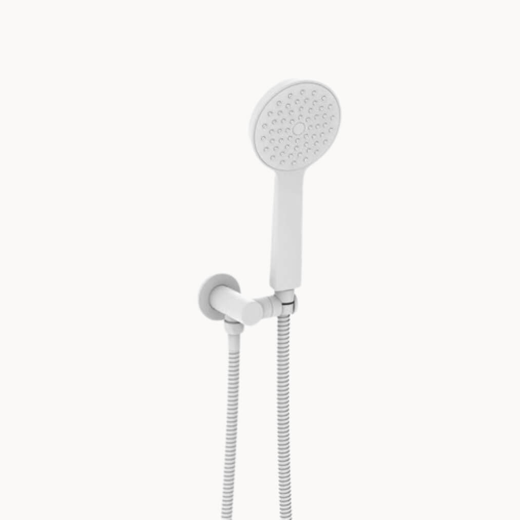 Soul Classic Hand Shower On Hook Matte White - ADP | Tile Supplier Sydney