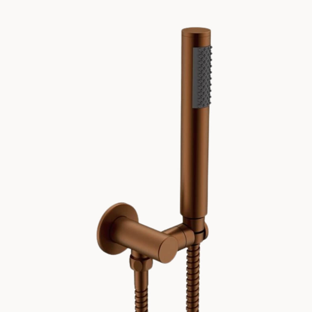 Soul Slimline Hand Shower On Hook Brushed Copper - ADP | Tile Supplier Sydney