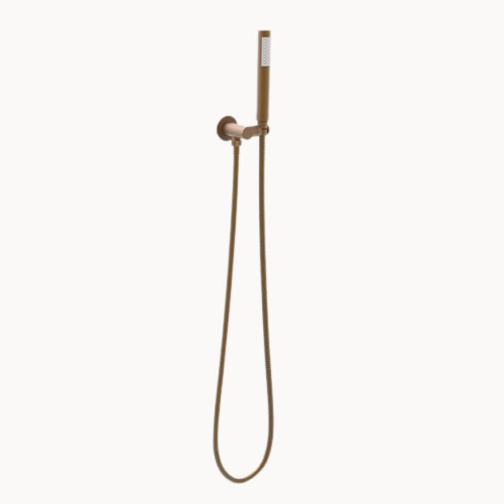 Soul Slimline Hand Shower On Hook Brushed Copper - ADP | Tile Supplier Sydney