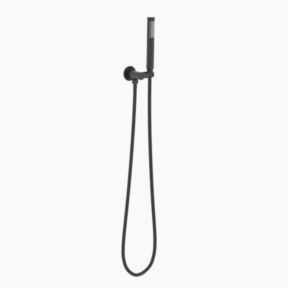 Soul Slimline Hand Shower On Hook Matte Black - ADP | Tile Supplier Sydney