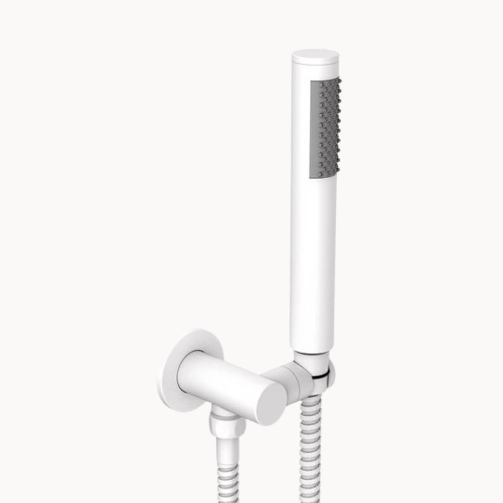 Soul Slimline Hand Shower On Hook Matte White - ADP | Tile Supplier Sydney