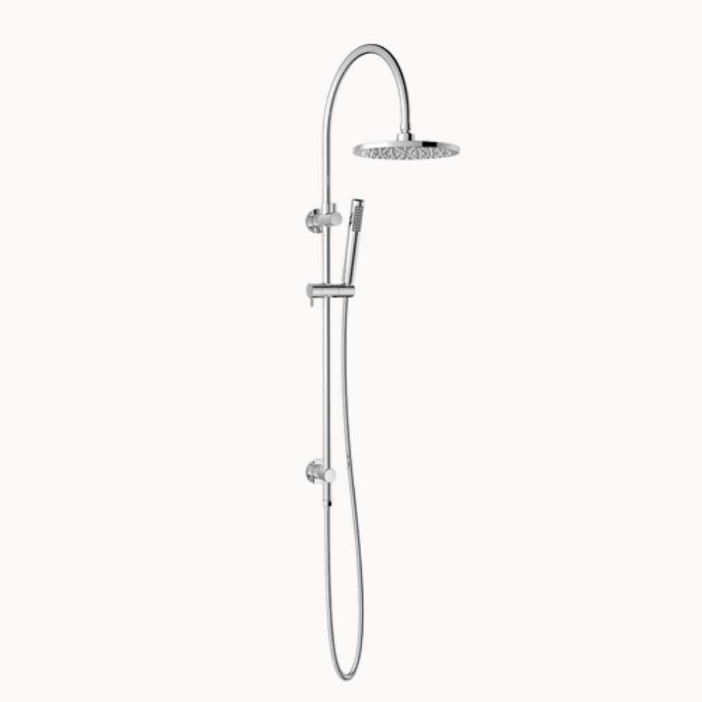 Soul Slimline Gooseneck Shower Set Chrome - ADP | Tile Supplier Sydney