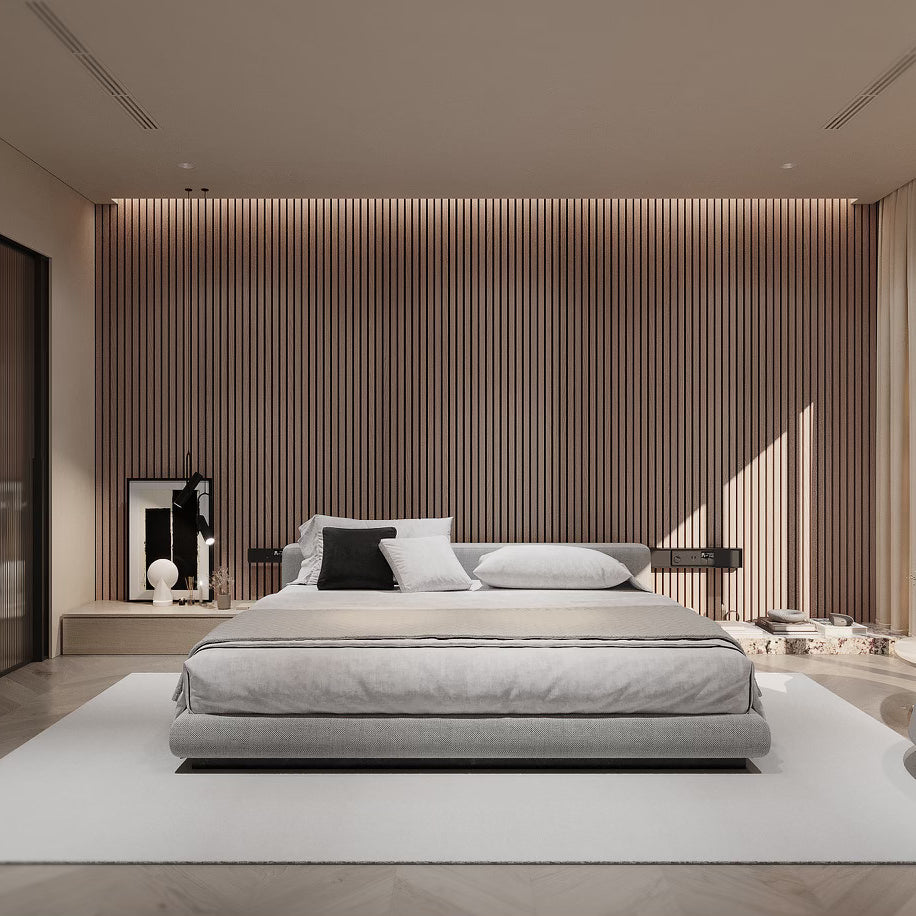 Smoky Walnut | Acoustic Wall Panel - Tilewave | Tile Supplier Sydney