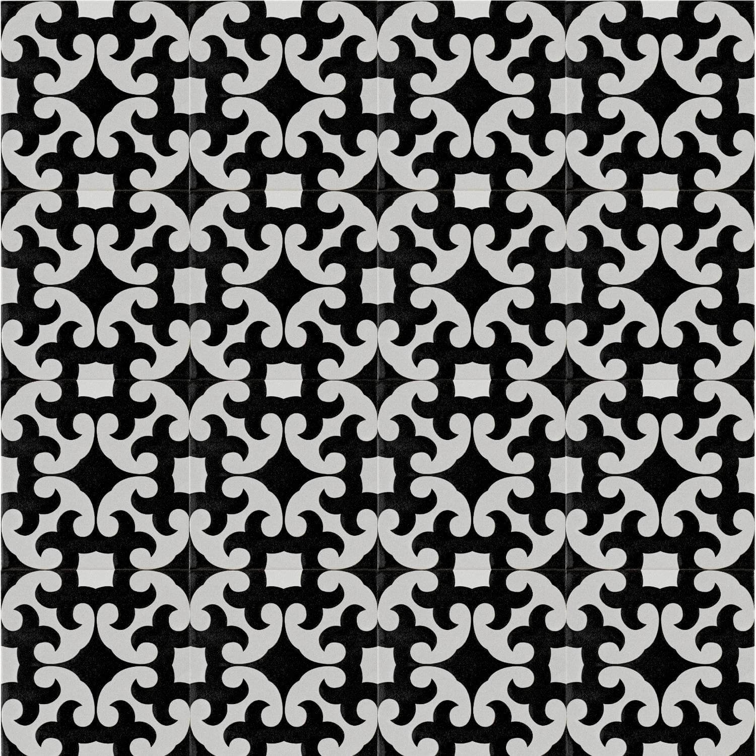 Romance Matt Noir Arabesque - Tilewave | Tile Supplier Sydney