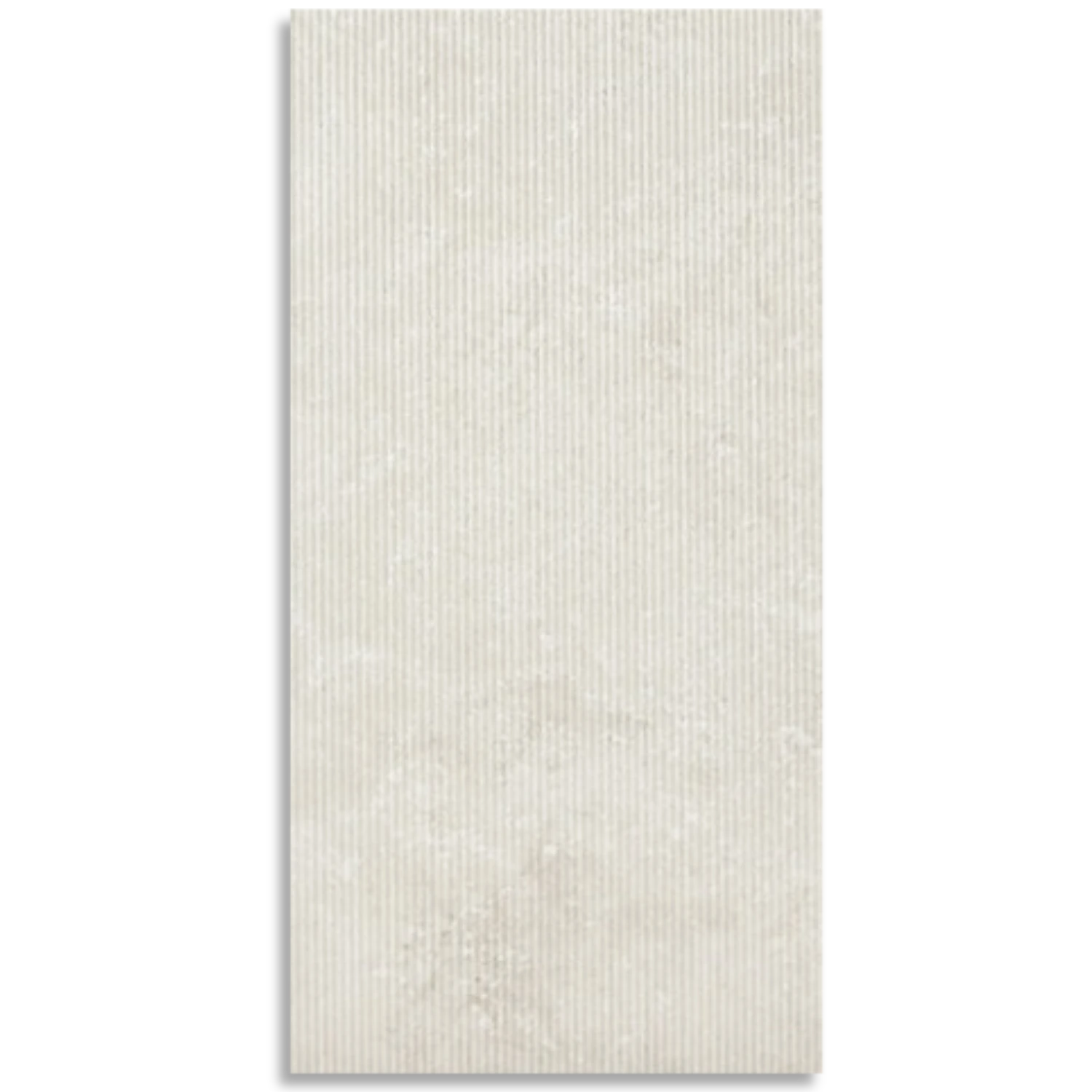Tufa Xcut 3D Linea Off White Matt Tile - Tilewave | Tile Supplier Sydney