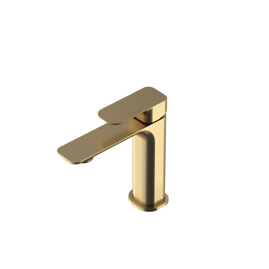 Oskar Basin Mixer Brushed Gold - Otti | Tile Supplier Sydney