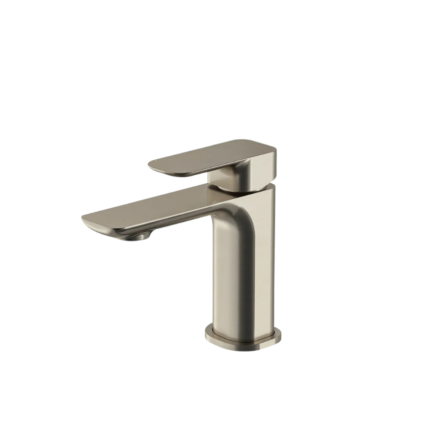 Oskar Basin Mixer Brushed Nickle - Otti | Tile Supplier Sydney