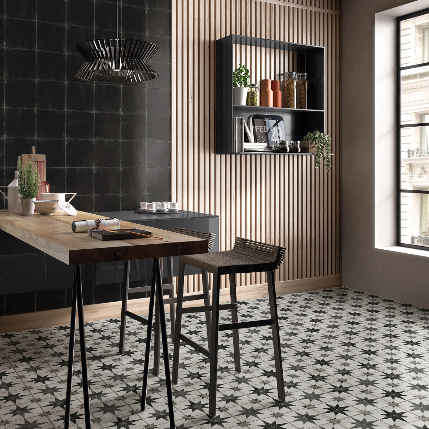 Verdant Black Matt Tile - Tilewave | Tile Supplier Sydney