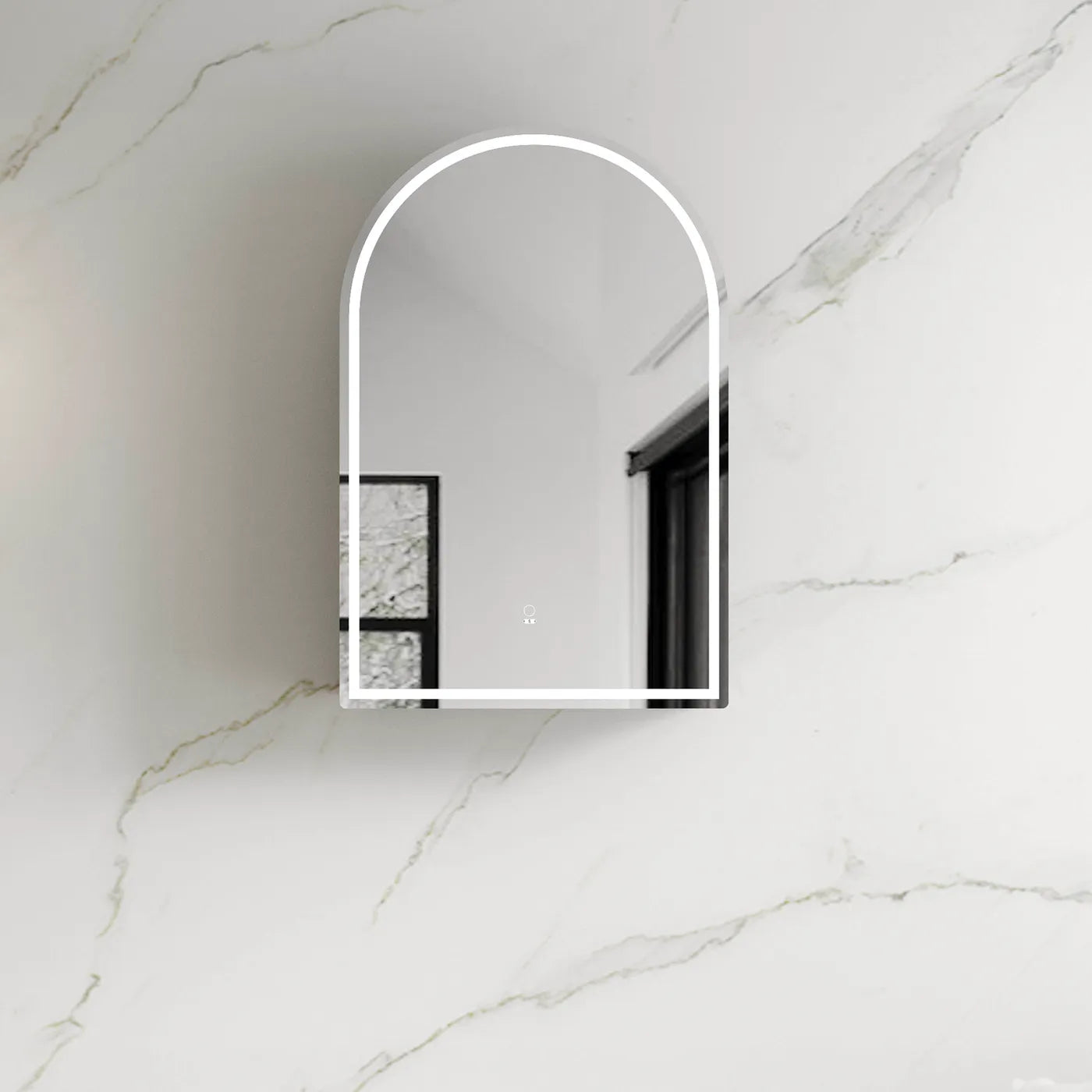 Archie LED Shaving Cabinet | Black Oak - Otti | Tile Supplier Sydney